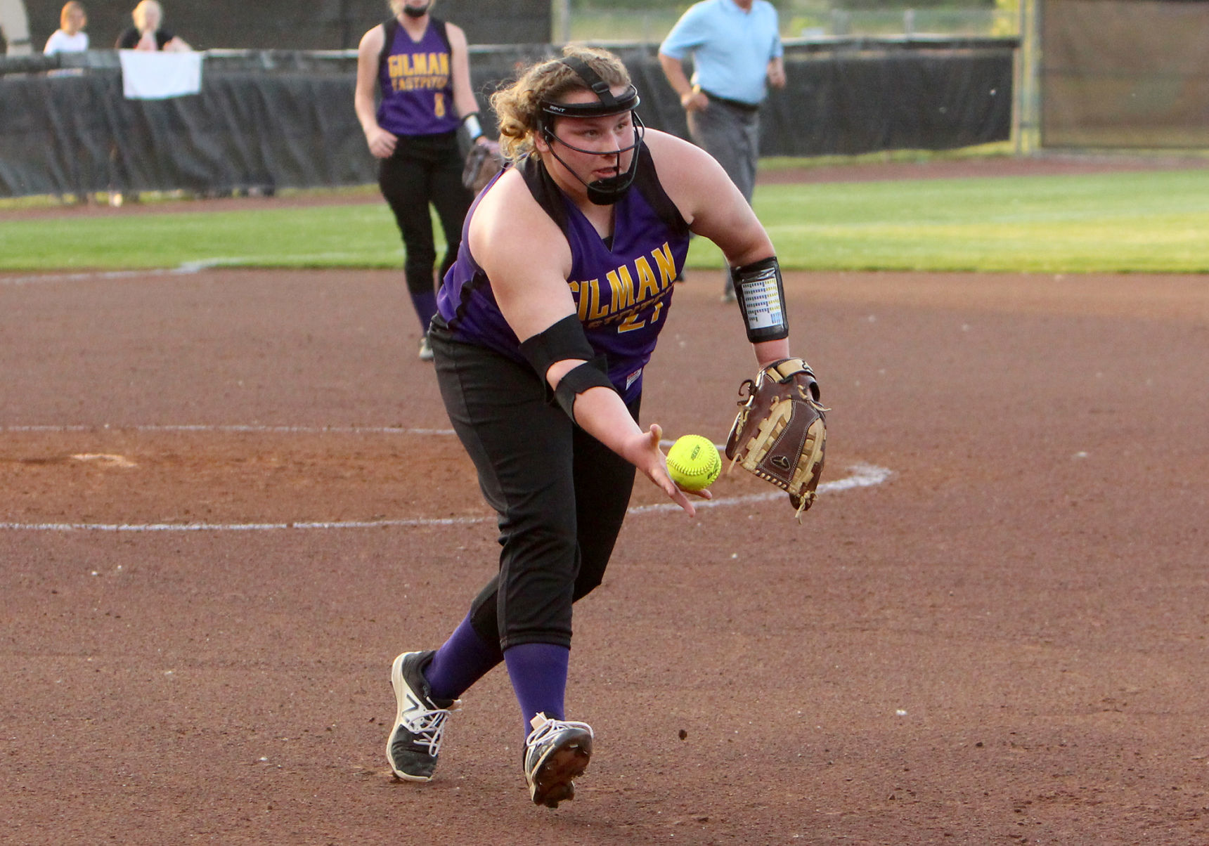 Gilman vs Blair-Taylor softball at Division 5 state semifinals 6-6-19